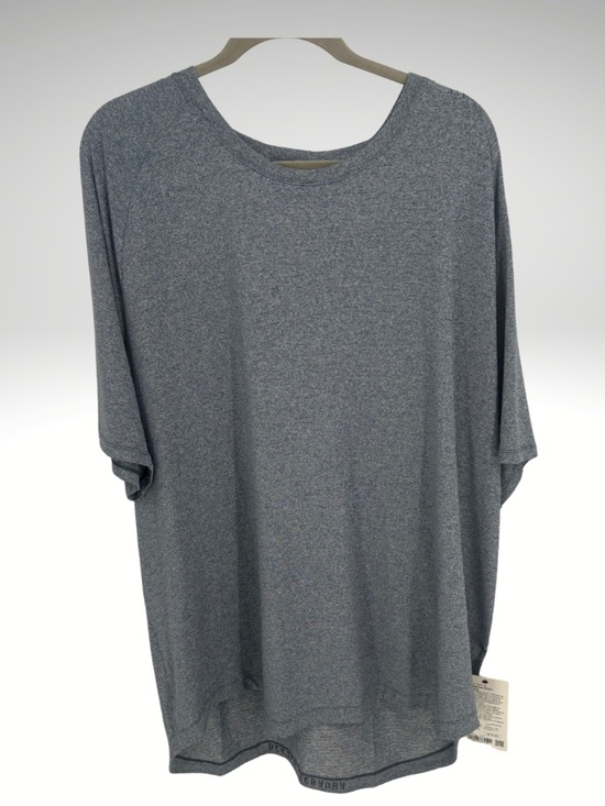 NWT Lululemon Drysense Short Sleeve - Size 4XL - Heathered Iron Blue (HTIR)